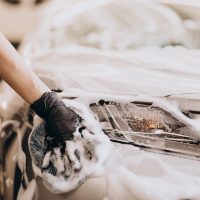 Car wash detailing station